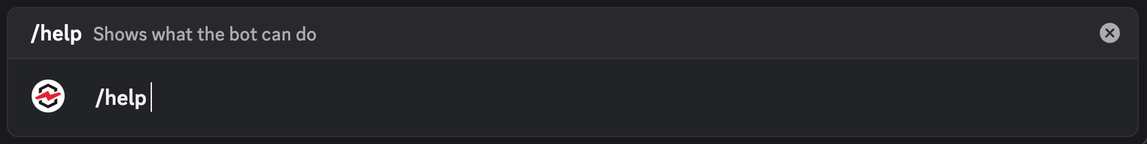 /help command