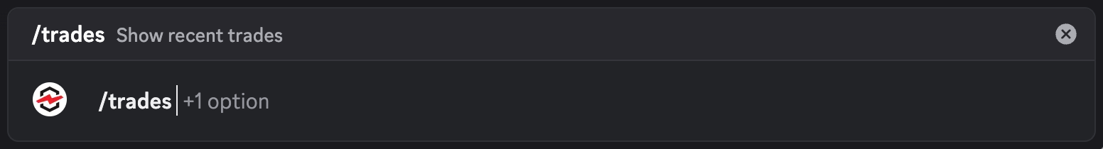 /trades command